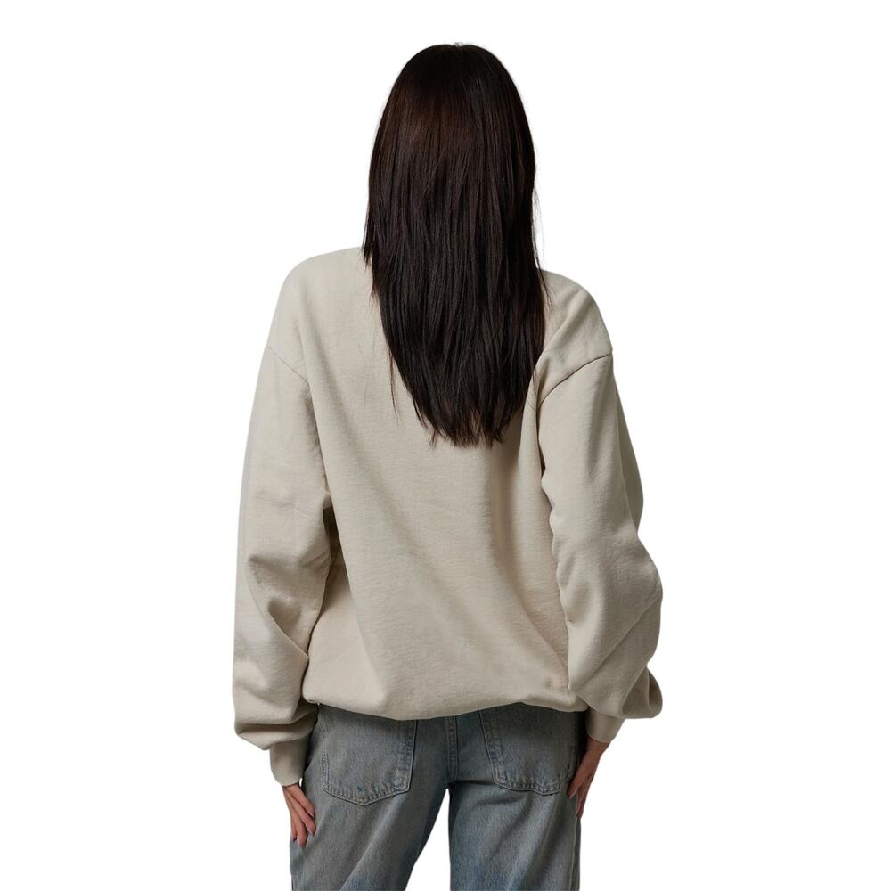 Talentless Bone Oversized Heavyweight Crewneck Sw… - image 3